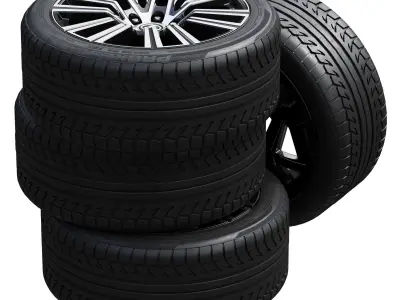 Lexus wheels 3D model