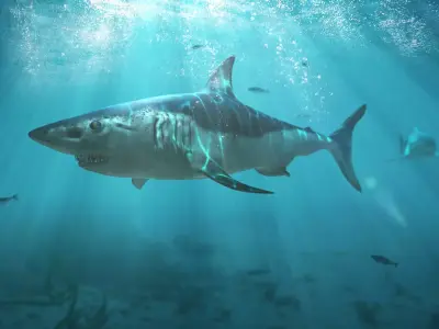 3D Model Shark Maco Low-poly 3D model