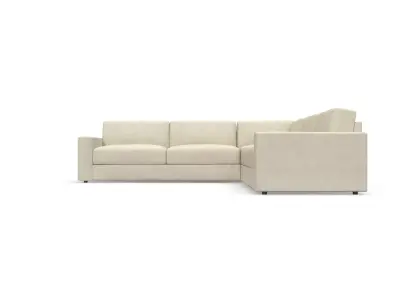 Urban Set 07 Left Arm 3 Seater Free 3D model