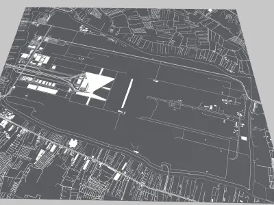 Suvarnabhumi Airport Bangkok 3D model