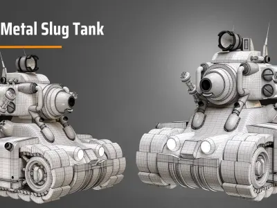 Metal Slug Tank 3D model