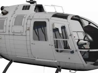 MBB BO-105 3D model