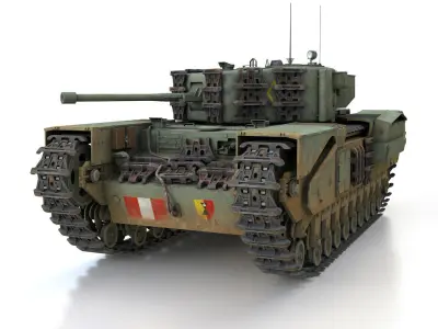 Churchill MK IV - T67201R 3D model
