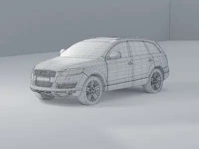 AUDI Q7 2006 CAR MODEL Low-poly 3D model