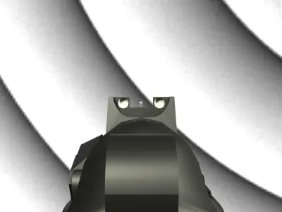 Beretta 92FS Low-poly 3D model