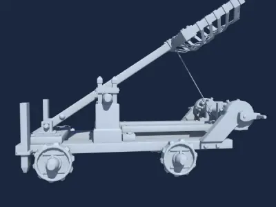 Catapult 3D model
