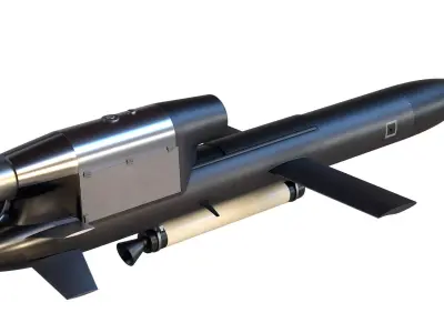 FP-5 Flamingo cruise missile 3D model
