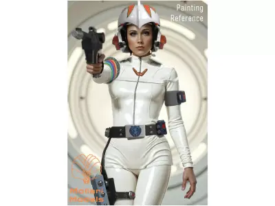 Colonel Wilma Flight Suit - Buck Rogers in the 25th Century 3D print model