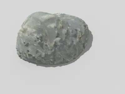 Detailed Rock Low-poly 3D model