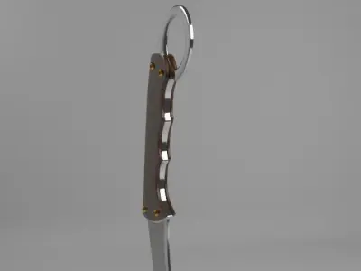 Simple Knive Free low-poly 3D model