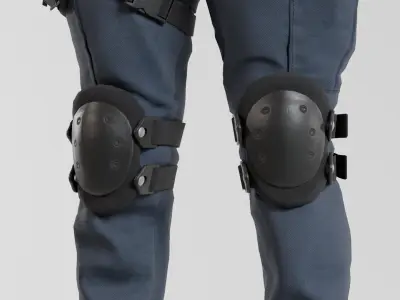 Police swat - Rigged 3D model