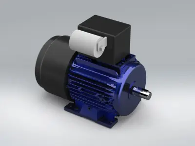 1-5 kw Single Phase Electric Motor ML90L-4 220V 2 3D model