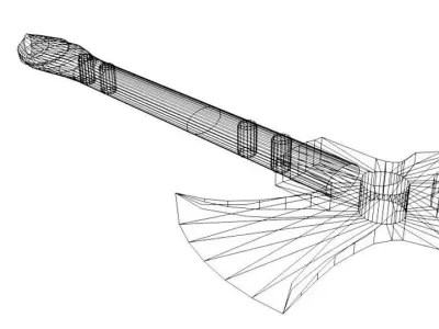 Battle Axe - Arabic Scorpionaxe 3D model