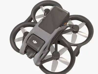 Dji Avata fpv drone Low-poly 3D model
