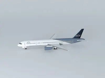 EOS Airlines Boeing 757 200 Free 3D model