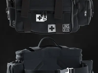 Tactical Bags 3D model