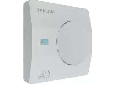 Thermostat tepcom on wall Free low-poly 3D model