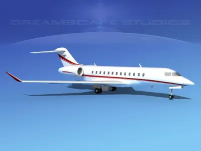 Bombardier Global Express 6000 V11 3D model