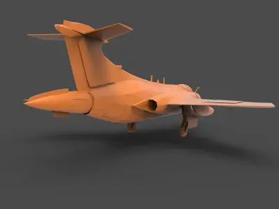 airplane mod1 3D print model