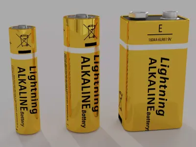 Common Battery 3D model