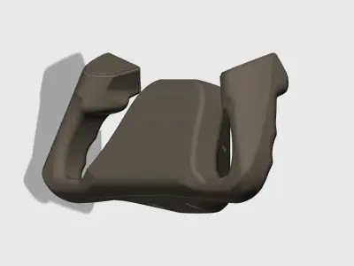 Beechcraft Style Aircraft Yoke Version 3 3D print model