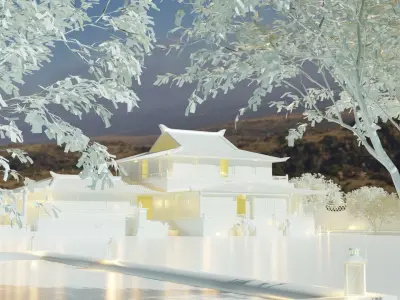 Japanese traditional house showroom 3D model 3D model