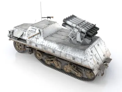 SDKFZ 4 - Panzerwerfer 42 - WA11 3D model