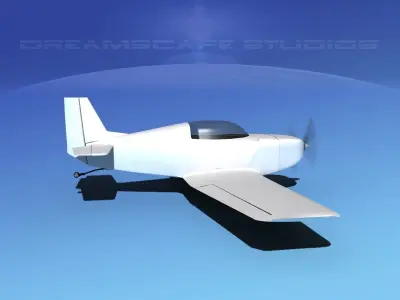Ken Rand KR-2 Unmarked 3D model