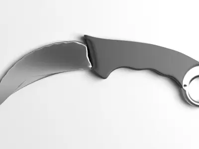 Karambit Knife 1 3D model