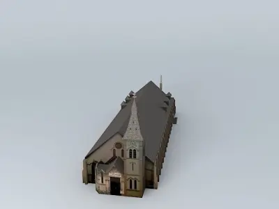 Berck Church of Our Lady of the Sands Free 3D model