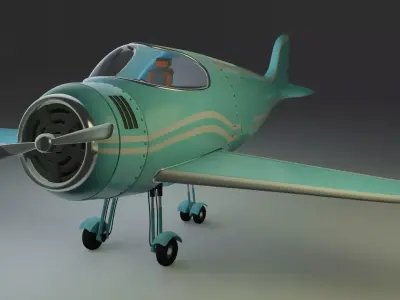 Small Aeroplane 3D model