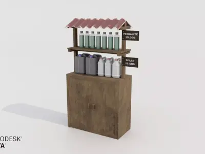 Kios BBM 3D print model