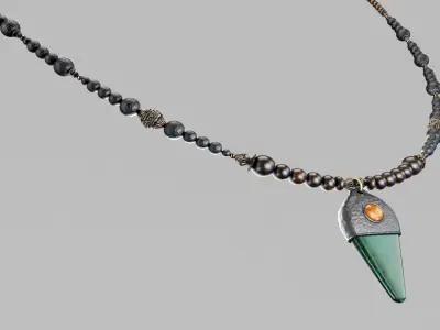 Necklace V2 3D model