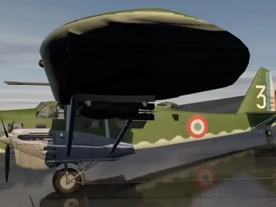 Potez 540 3D model