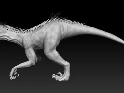 Indoraptor t - rex 3D model