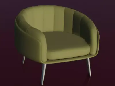 Sofa chair Free low-poly 3D model purchase