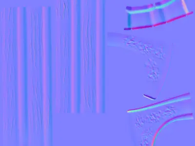 Low poly battle axe Low-poly 3D model