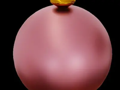 3D Christmas tree ball Decoration Free Free low-poly 3D model