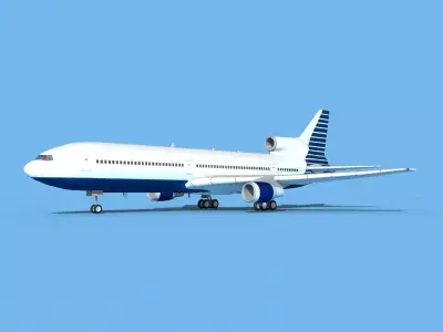 Lockheed L-1011 TriStar Corporate 2 3D model