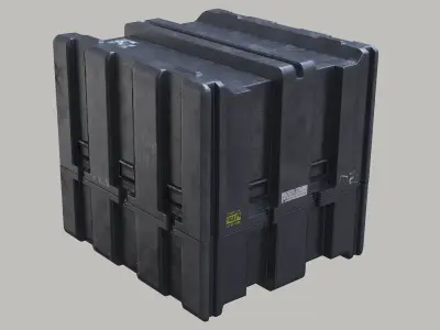 5 SUBD Military Shipping Elements 3D model