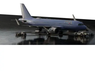 Airbus A320 neo 3D model