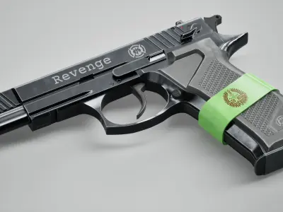 Revenge Low-poly 3D model