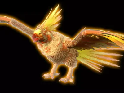  Phoenix Beautiful Rig 3D model