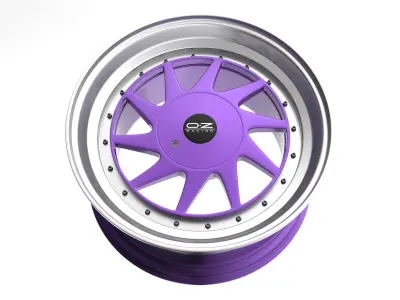 OZ TUBO Custom wheel 3D model