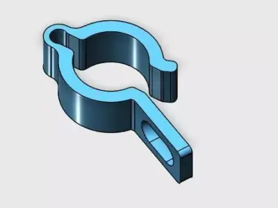 Clothes Hanger Clip 3D print model