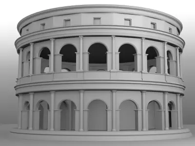 Roman Theatre 3D model