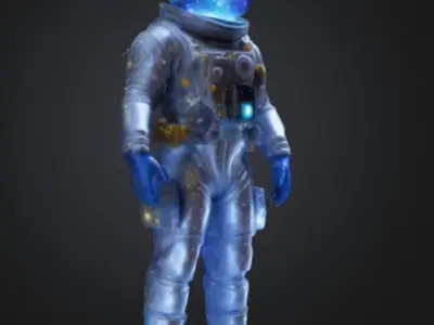 astronaut  3D print model