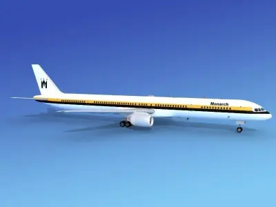 Boeing 757-300 Monarch 1 3D model