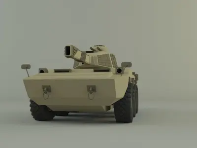 armored vehicle Mk2 tank 3D model