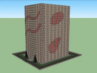 Super Sky Scrapper 25 3D model